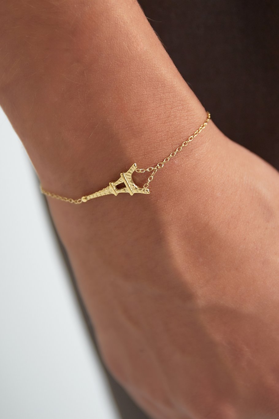 Edelstahl Armband Eiffelturm 16cm | gold/silber | useful Beauty