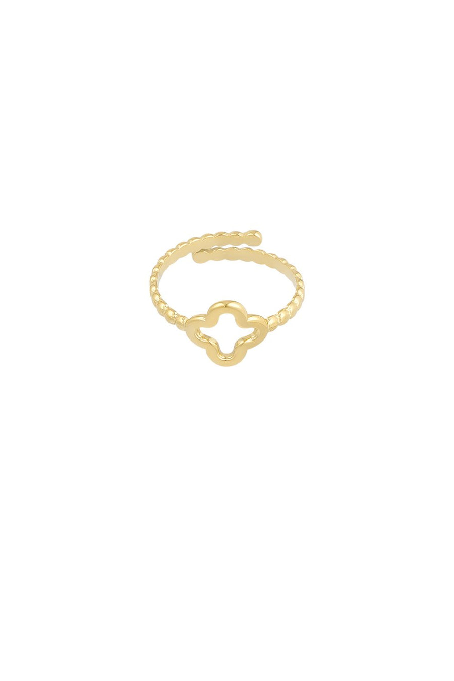 gedrehter Ring Kleeblatt | useful Beauty