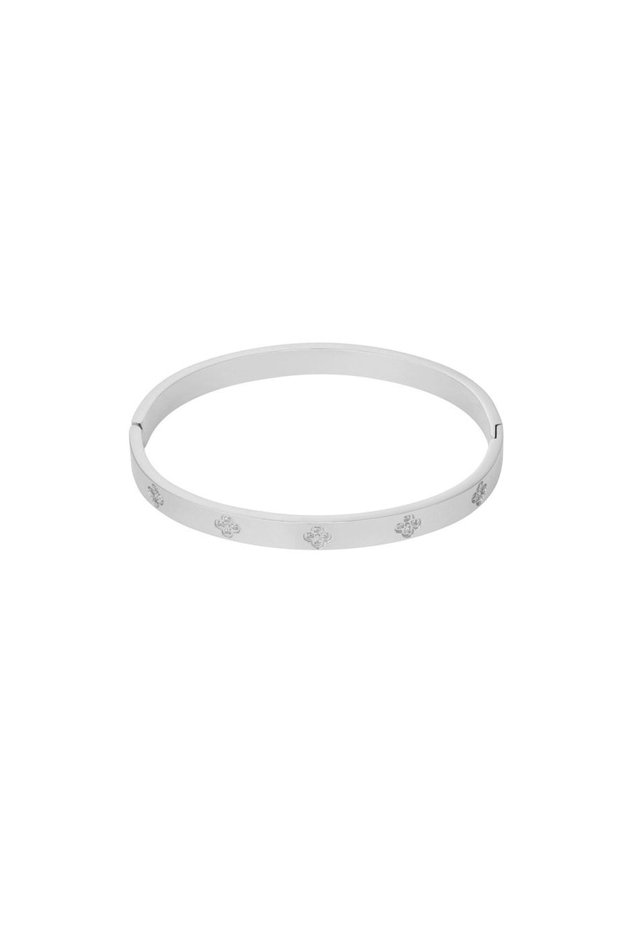 Armreif Zirkonia Steine Kleeblatt | useful Beauty