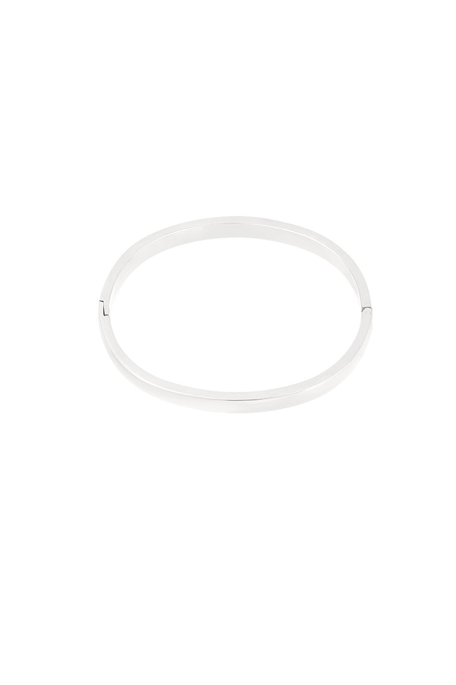 Edelstahl Armreif schlicht glänzend | useful Beauty
