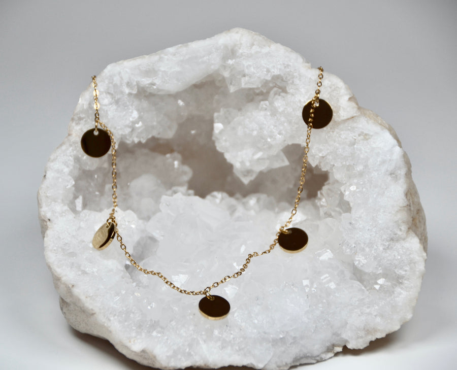 Edelstahl Halskette Plättchen | gold/rosegold/silber | useful Beauty - useful Beauty