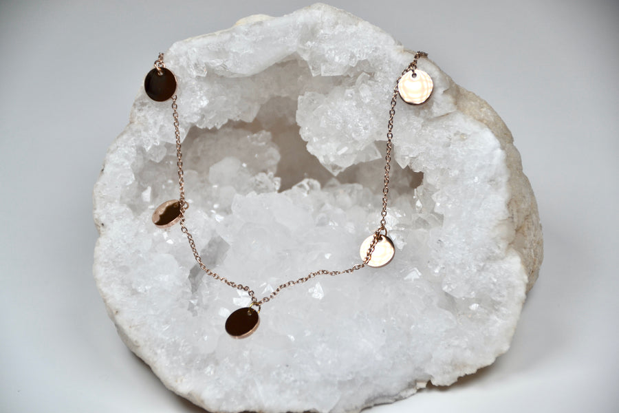 Edelstahl Halskette Plättchen | gold/rosegold/silber | useful Beauty - useful Beauty