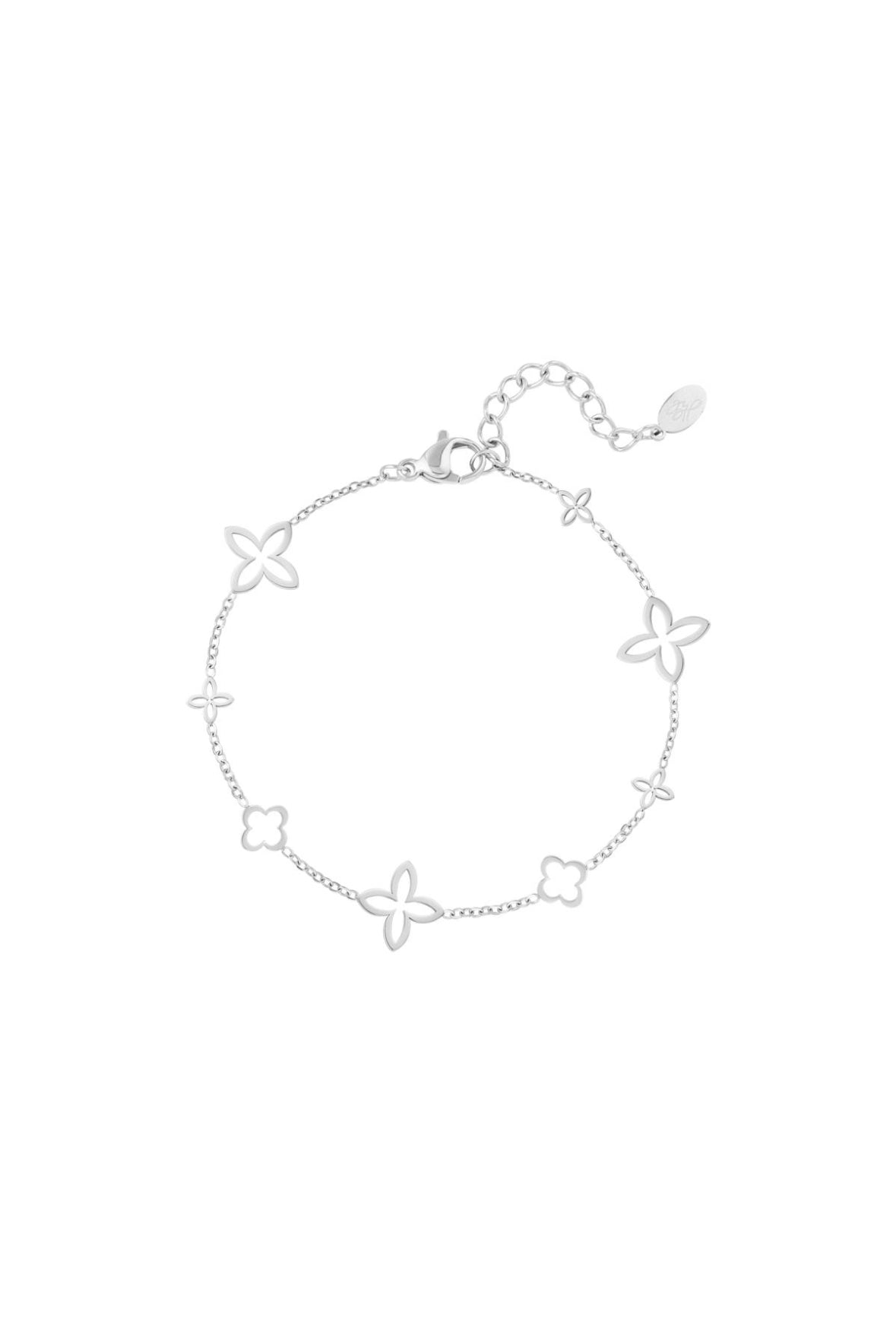Edelstahl Armband feine Blumen Kleeblatt | useful Beauty - useful Beauty