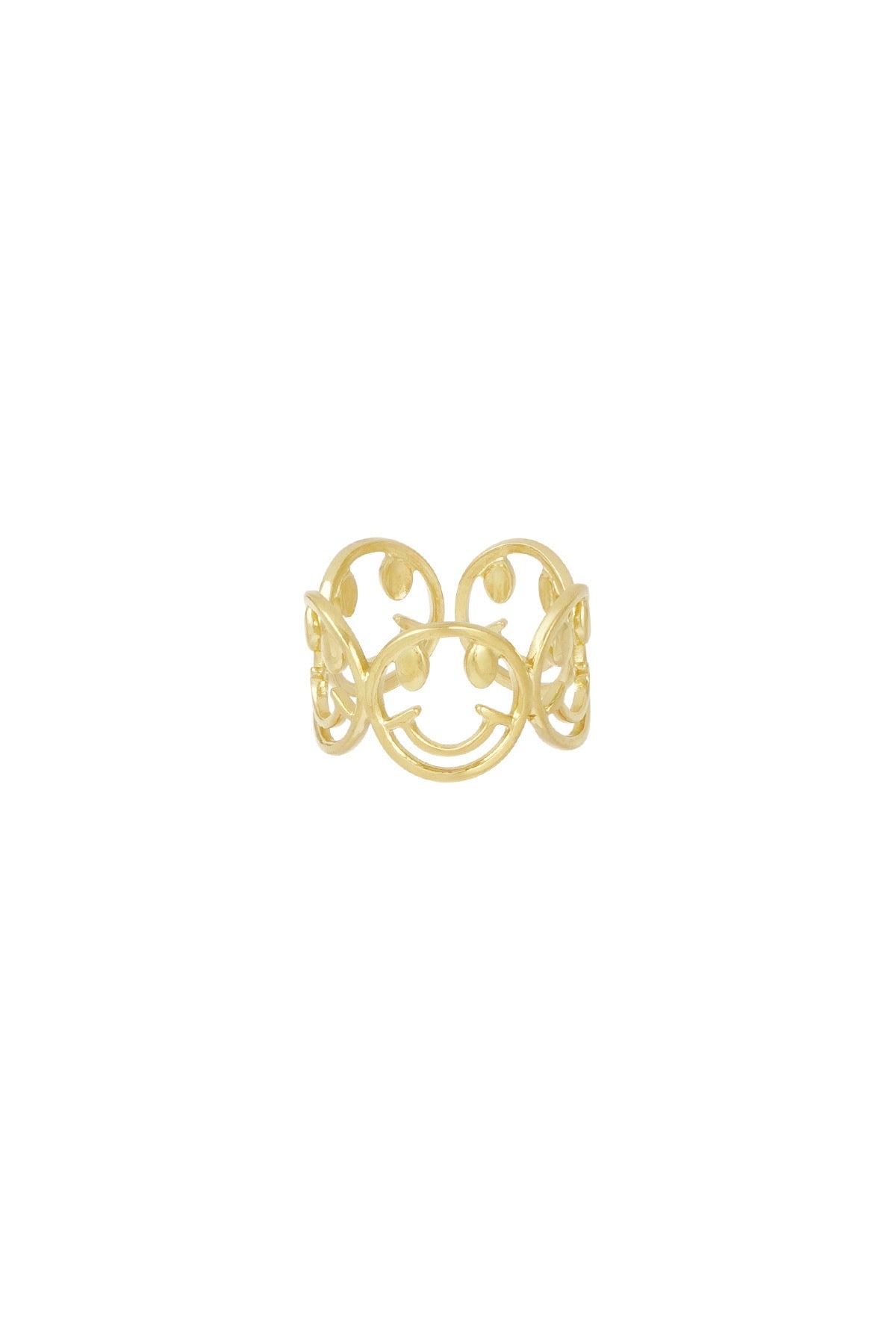 Edelstahl Ring Smiley | useful Beauty - useful Beauty