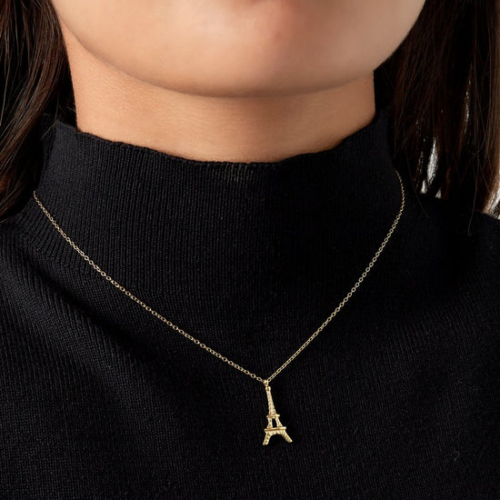 Edelstahl Halskette Eiffelturm | gold/silber | useful Beauty - useful Beauty 