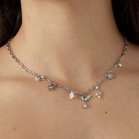 Edelstahl Halskette Halskette mit Engelsstaub-Anhänger| useful Beauty - useful Beauty 