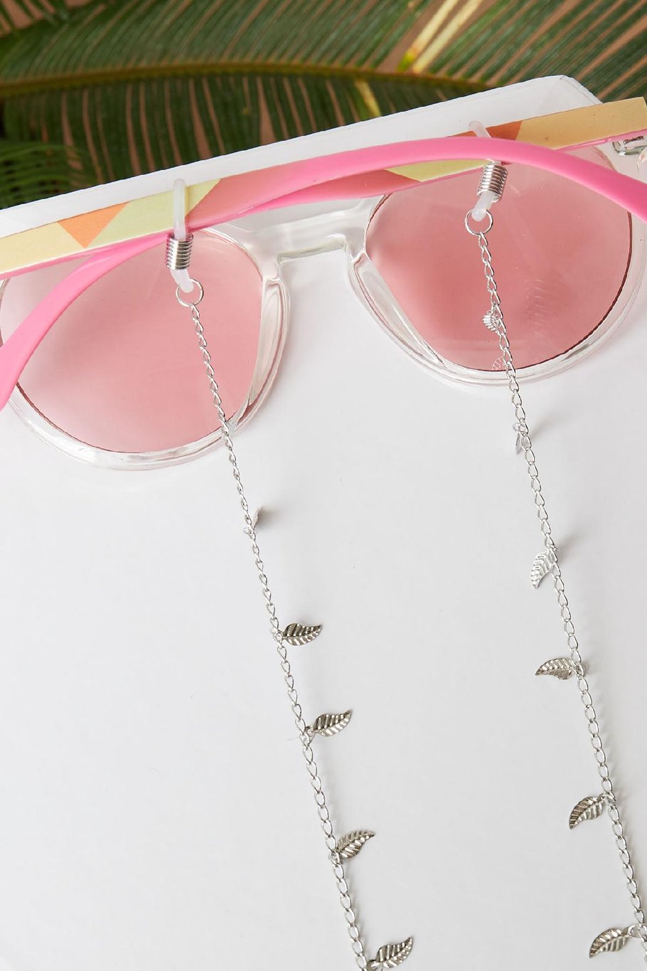 Brillenkette Blätter silber | useful Beauty - useful Beauty 