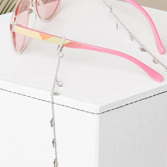 Brillenkette Blätter silber | useful Beauty - useful Beauty 