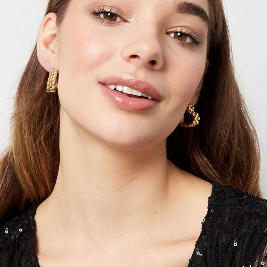 Creolen in Herzform gold | useful Beauty - useful Beauty 