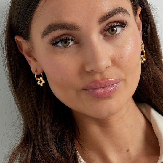 Creolen große Blume | useful Beauty - useful Beauty 