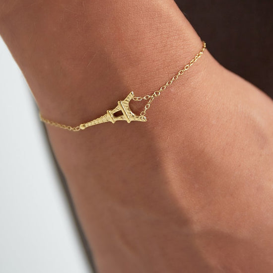 Edelstahl Armband Eiffelturm 16cm | gold/silber | useful Beauty - useful Beauty 