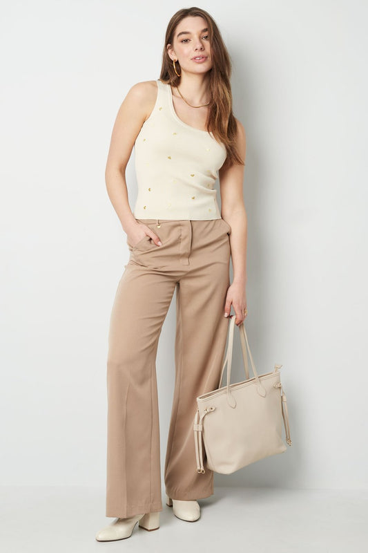 Handtasche Beige Schultertasche | useful Beauty - useful Beauty 