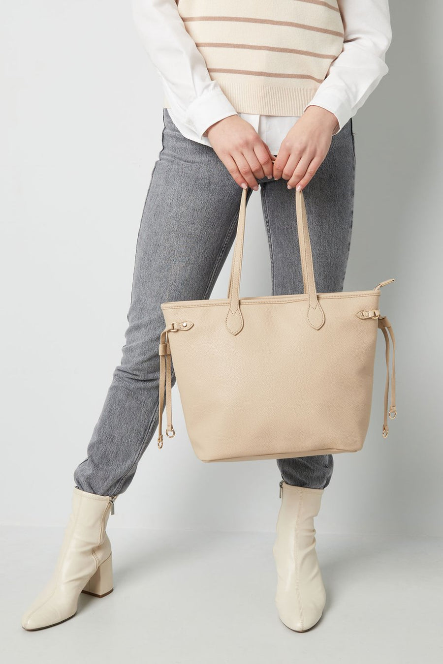 Handtasche Beige Schultertasche | useful Beauty - useful Beauty 