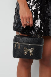 Handtasche klein Schleife silber fancy | schwarz/silber | useful Beauty - useful Beauty 