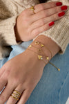 Clover Simple Daily Armband Edelstahl gold