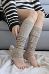 Legwarmer Zopfmuster Creme