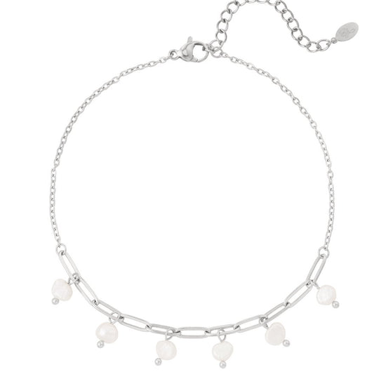 Fußkettchen Süßwasserperle | useful Beauty - useful Beauty 