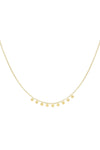 Edelstahl Halskette Plättchen Gold