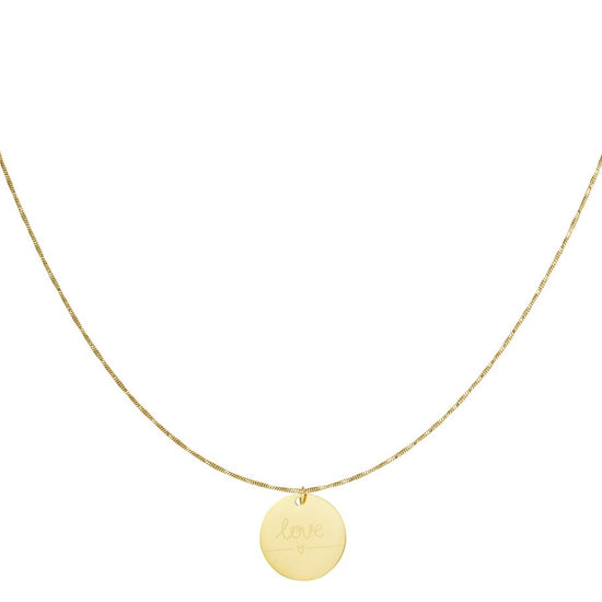Edelstahl Halskette Liebestaler | gold/silber | useful Beauty - useful Beauty 