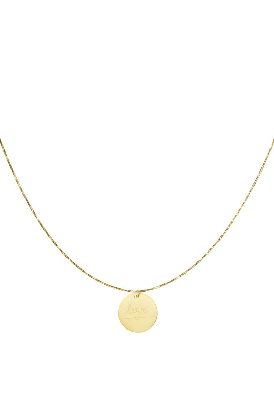 Edelstahl Halskette Liebestaler | gold/silber | useful Beauty