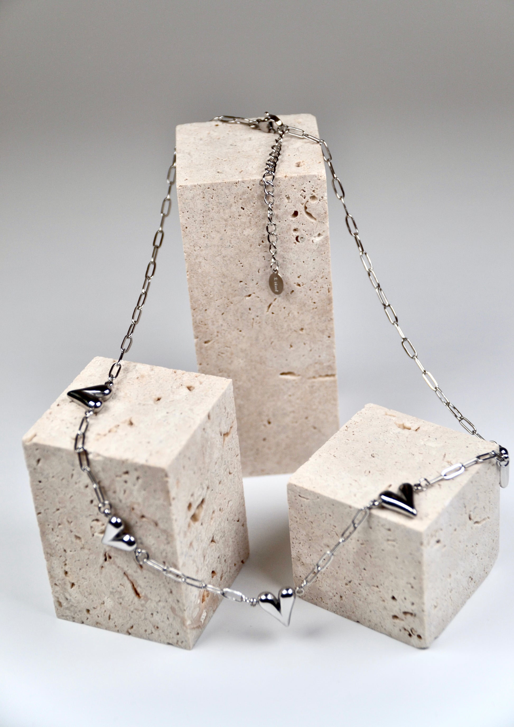 Edelstahl Halskette süßes Herz | useful Beauty - useful Beauty 