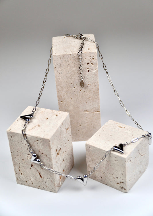 Edelstahl Halskette süßes Herz | useful Beauty - useful Beauty 