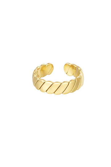 Edelstahl Ring simple elegant gold | useful Beauty - useful Beauty 