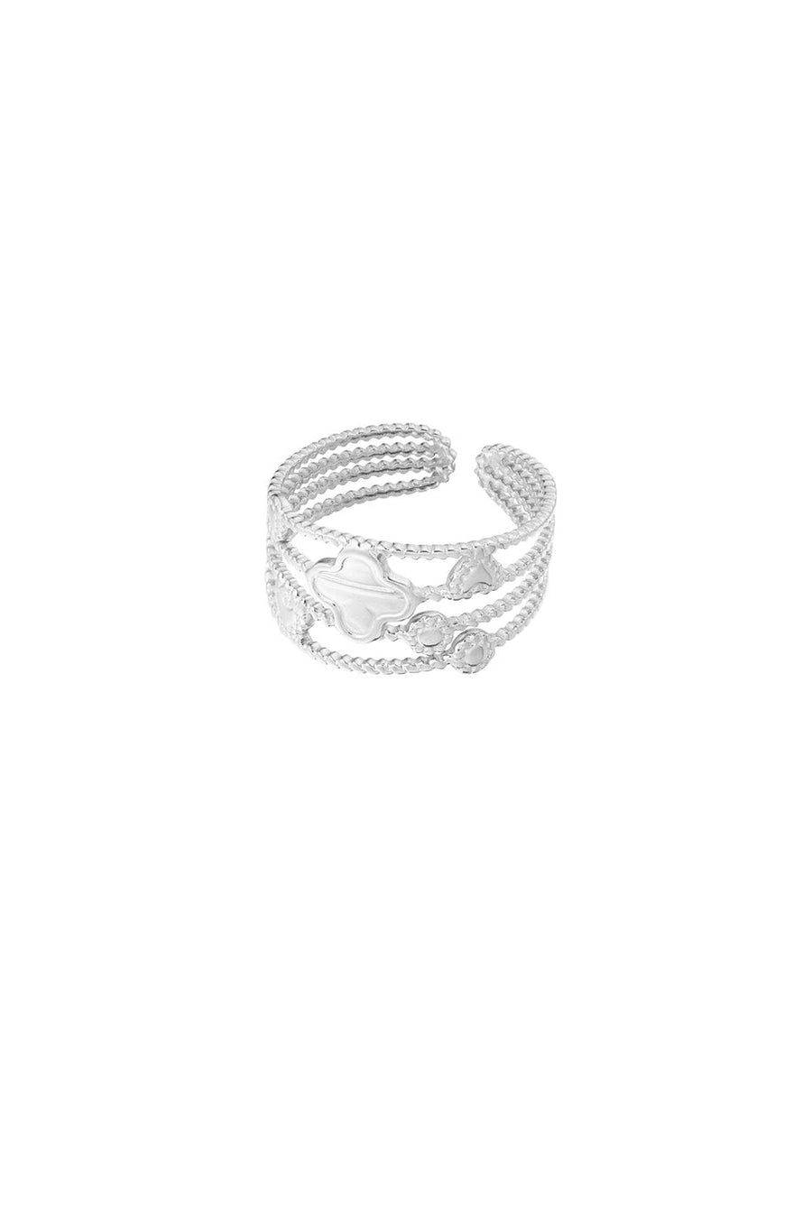 Ring drei schichtig Kleeblatt Punkte | useful Beauty