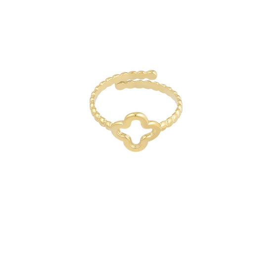 gedrehter Ring Kleeblatt | useful Beauty - useful Beauty 