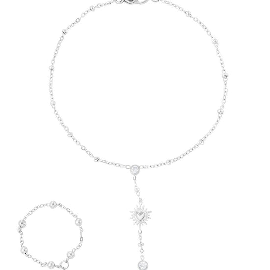 Edelstahl Armband mit Ring | useful Beauty - useful Beauty 