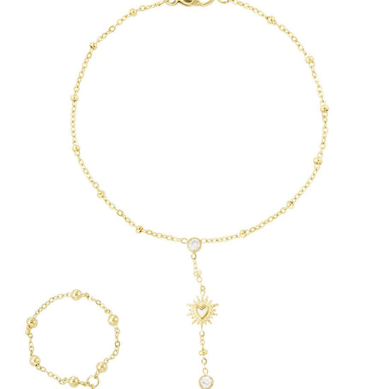 Edelstahl Armband mit Ring | useful Beauty - useful Beauty 