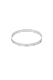 Armreif Zirkonia Steine Kleeblatt | useful Beauty
