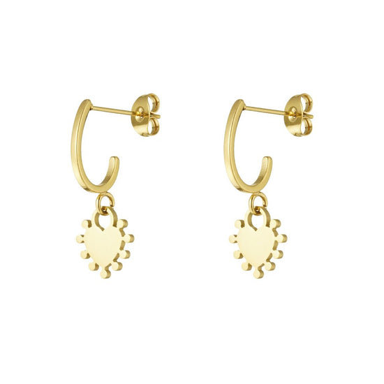 Ohrringe hängende Herzen | useful Beauty - useful Beauty 