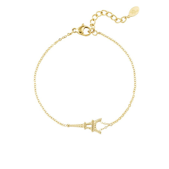 Edelstahl Armband Eiffelturm 16cm | gold/silber | useful Beauty - useful Beauty 