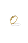 feiner Smiley Edelstahlring Gold