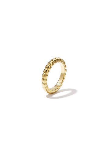 Edelstahl Ring Herzen Reihe gold