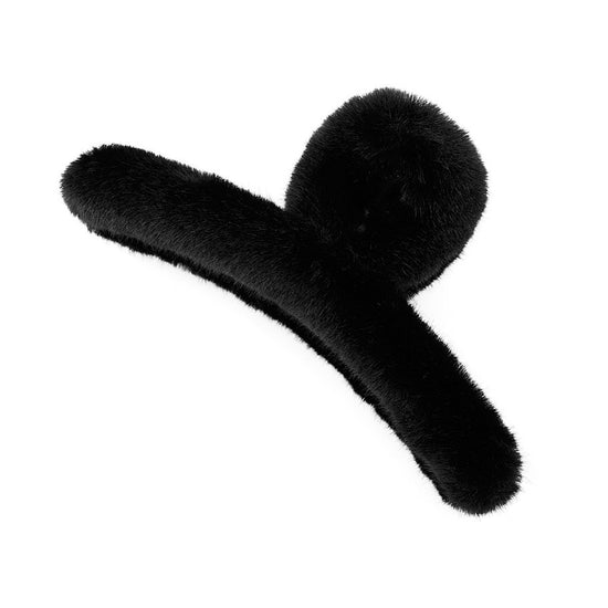 Haarklammer flauschig groß | rosa/schwarz/beige | useful Beauty - useful Beauty 