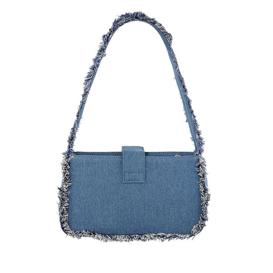 Handtasche Schultertasche Jeans Fransen | useful Beauty - useful Beauty 