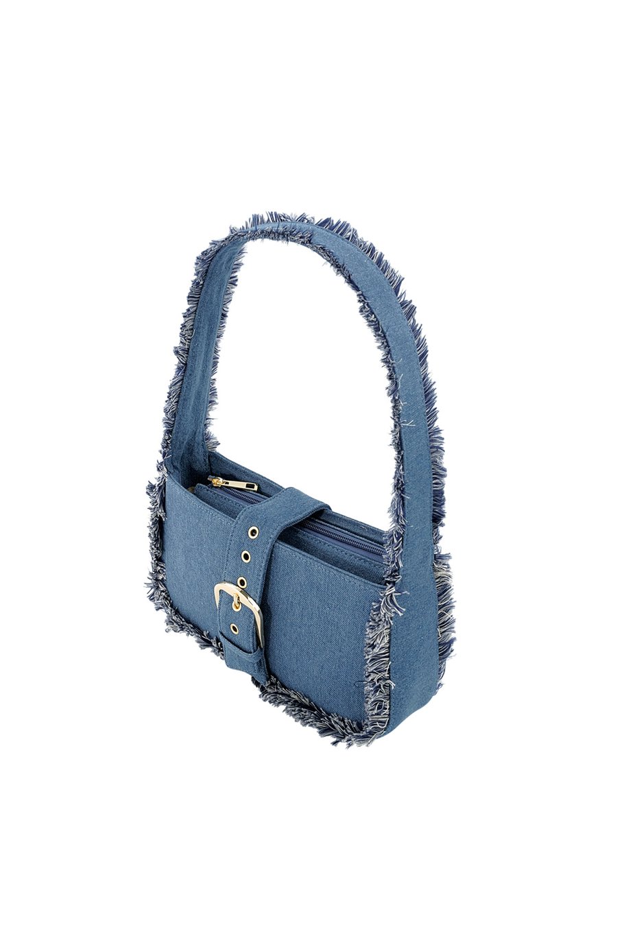 Handtasche Schultertasche Jeans Fransen | useful Beauty - useful Beauty 