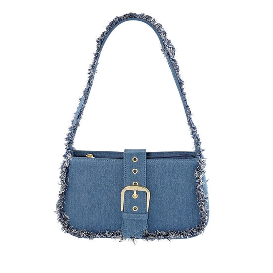 Handtasche Schultertasche Jeans Fransen | useful Beauty - useful Beauty 