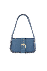 Handtasche Schultertasche Jeans Fransen | useful Beauty - useful Beauty 