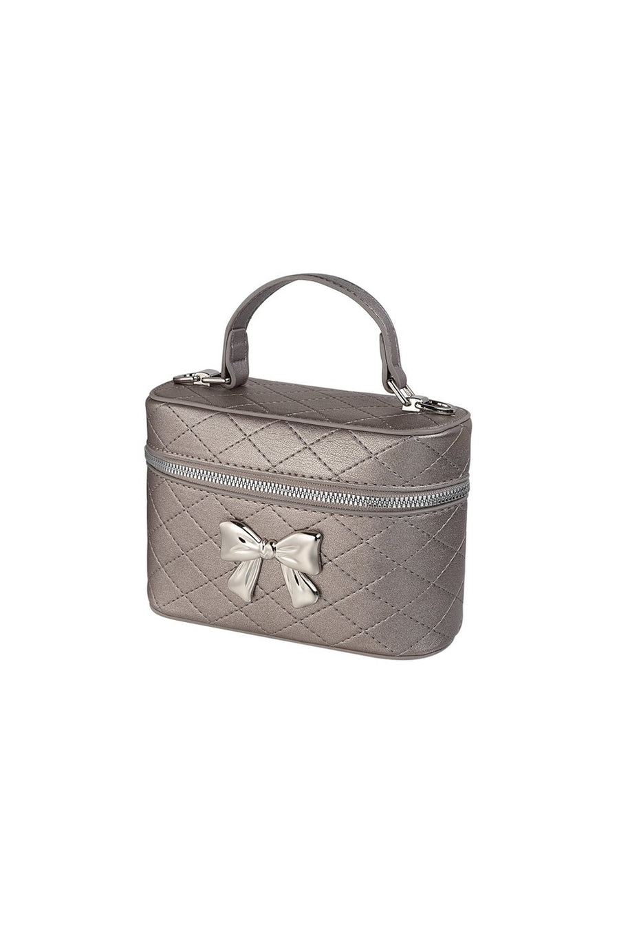 Handtasche klein Schleife silber fancy | schwarz/silber | useful Beauty - useful Beauty 