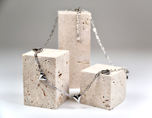 Edelstahl Halskette süßes Herz | useful Beauty - useful Beauty 