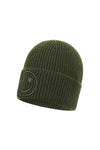 Smiley Beanie – Gerippte Mütze mit Stickerei