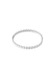 Edelstahl Armreif flache Dots | useful Beauty