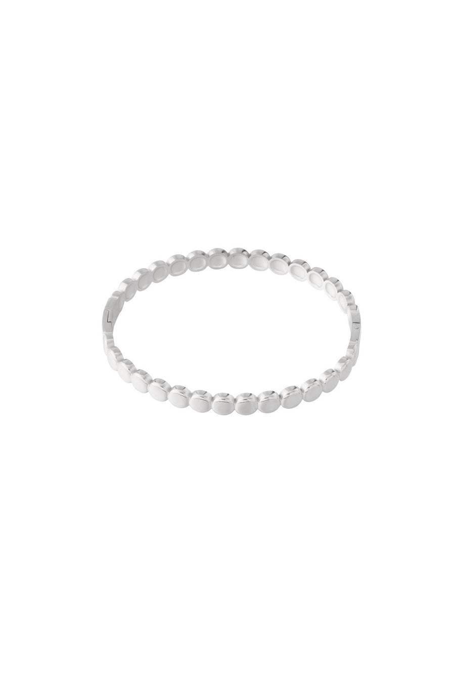 Edelstahl Armreif flache Dots | useful Beauty