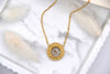Halskette resin Flower | 14K goldplated - useful Beauty 