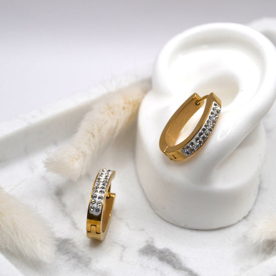 Creolen Bling Bling | 14K goldplated - useful Beauty 