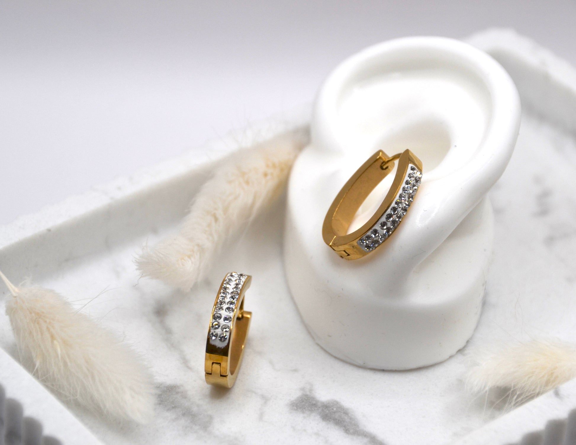 Creolen Bling Bling | 14K goldplated - useful Beauty 