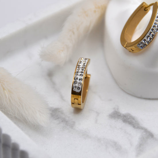 Creolen Bling Bling | 14K goldplated - useful Beauty 